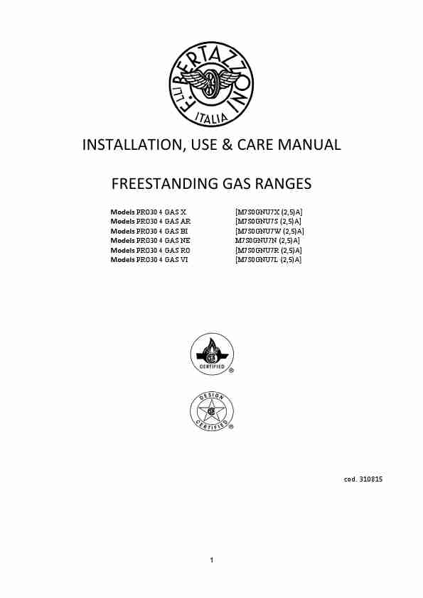 Bertazzoni Range PRO30 4 GAS NE-page_pdf